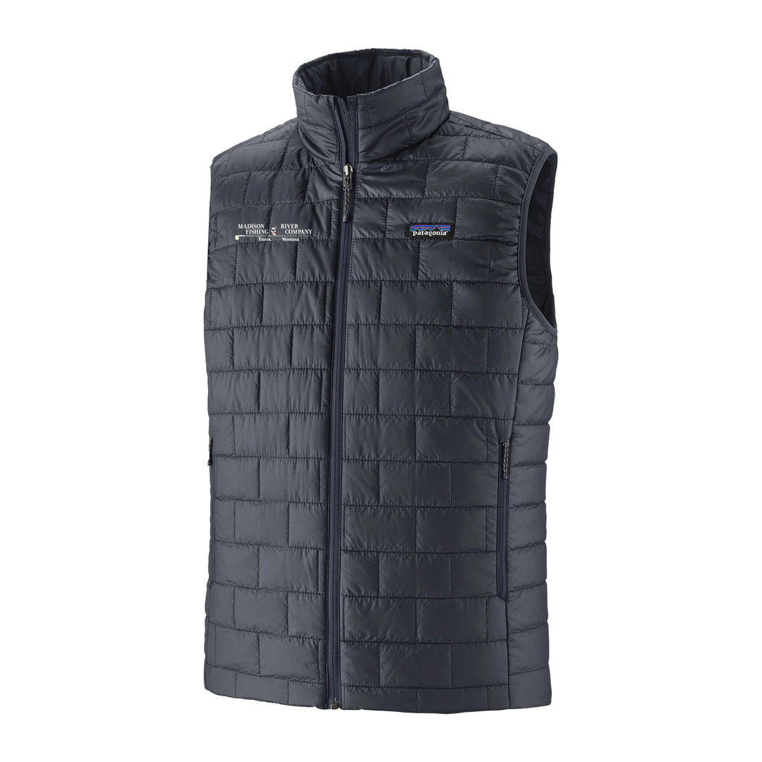 Patagonia MRFC Logo Nano Puff Vest Smolder Blue
