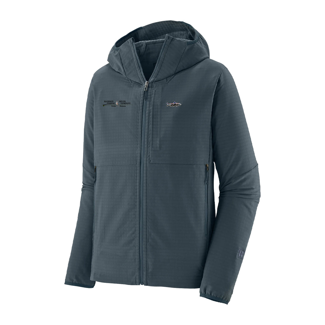 Patagonia MRFC Logo R1 TechFace Fitz Roy Trout Hoody Summit Blue