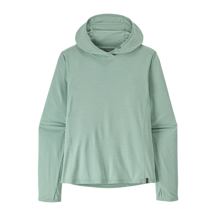 Patagonia MRFC Logo Womens Cap Cool Sun Hoody Thermal Blue - Thin Ice X-Dye