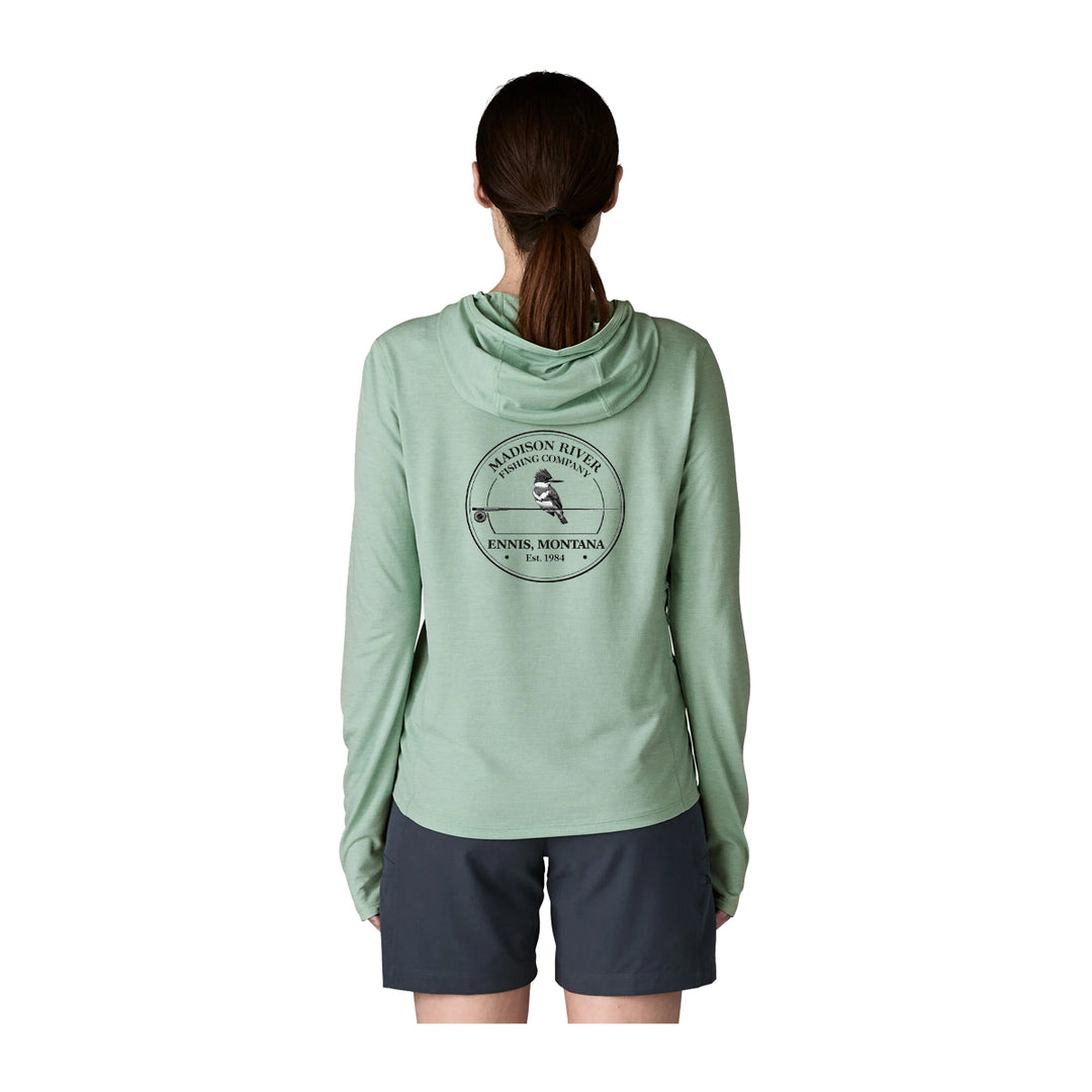 Patagonia MRFC Logo Womens Cap Cool Sun Hoody Thermal Blue - Thin Ice X-Dye