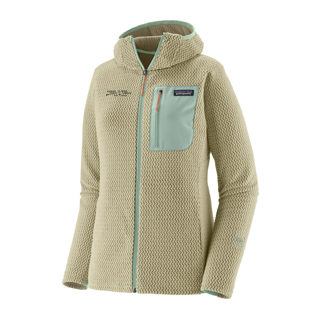 Patagonia MRFC Logo Womens R1 Air Full-Zip Hoody Weathered Stone