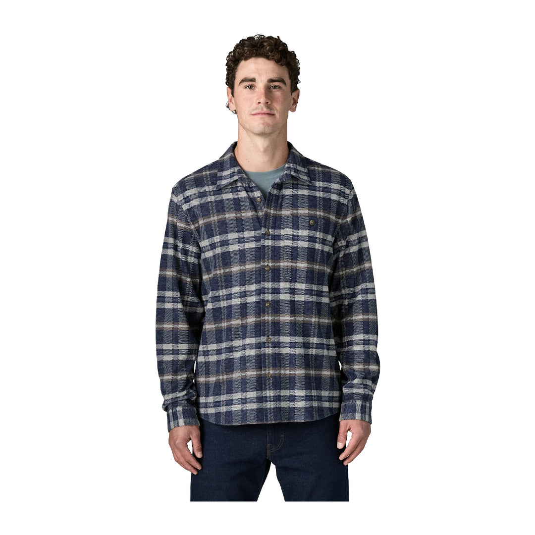 Patagonia Stretch Fjord Flannel Shirt Freeride: New Navy