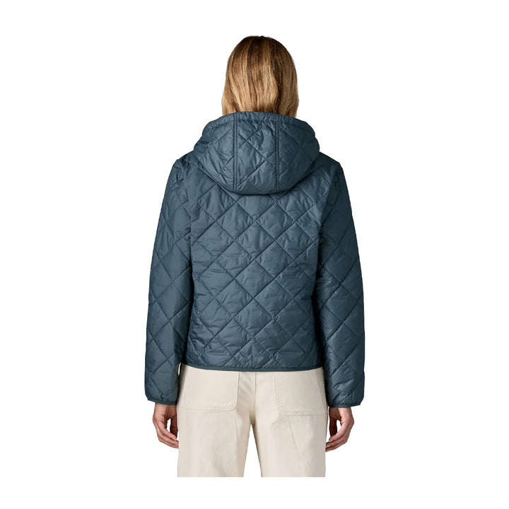 Patagonia Womens Diamond Quilted Bomber Hoody Summit Blue
