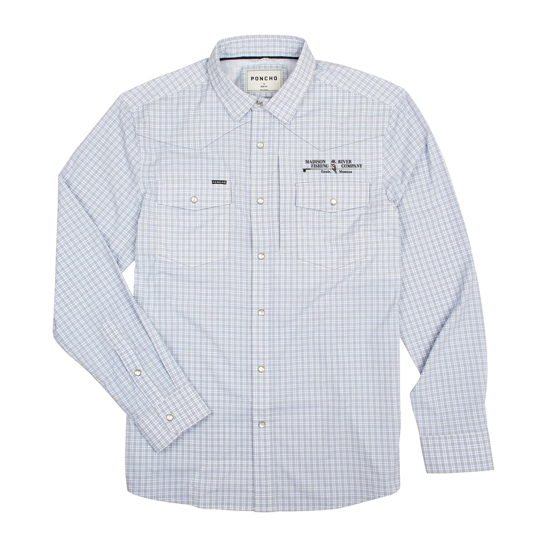 Poncho MRFC Logo The Big Horn Western LS Shirt