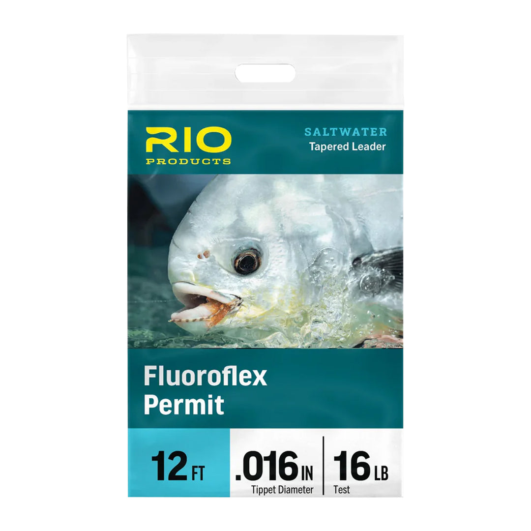 RIO Fluoroflex Permit Leader 12'