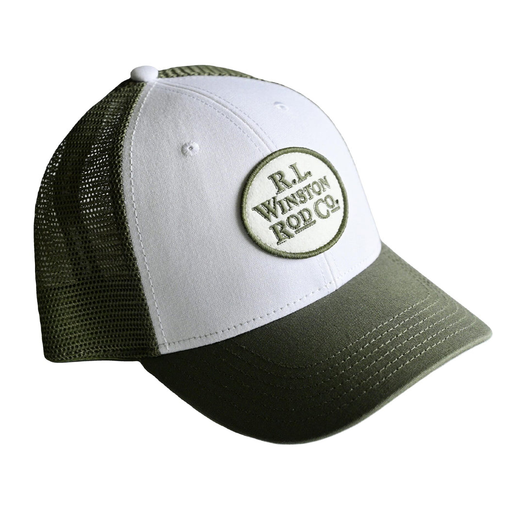 R.L. Winston Tailout Trucker White/Olive