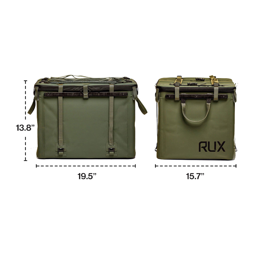 RUX 70L Gear Hauler Green (Tri-Fold)