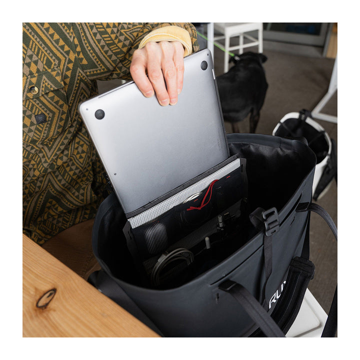 RUX Waterproof Tote Bag 30L Black