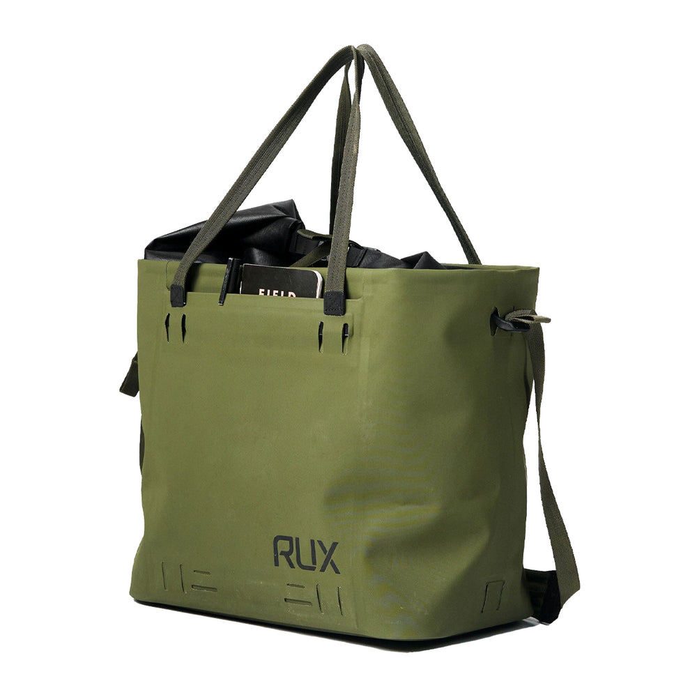 RUX Waterproof Tote Bag 30L Green