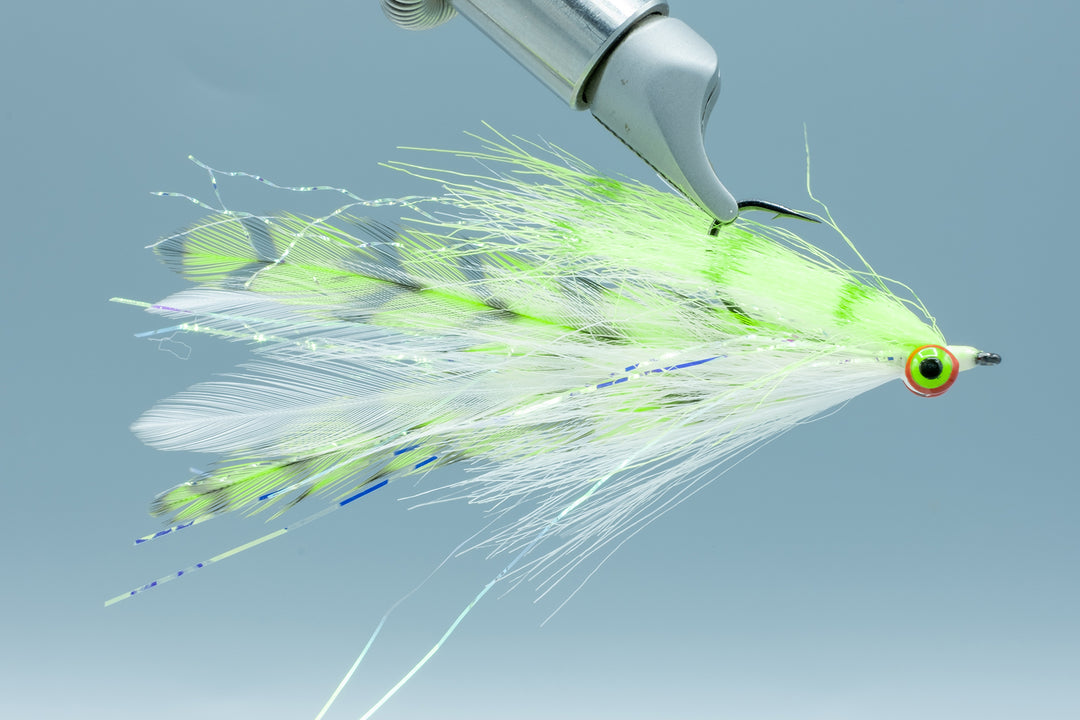 Rainy's Crafty Clouser Chartreuse/White #4