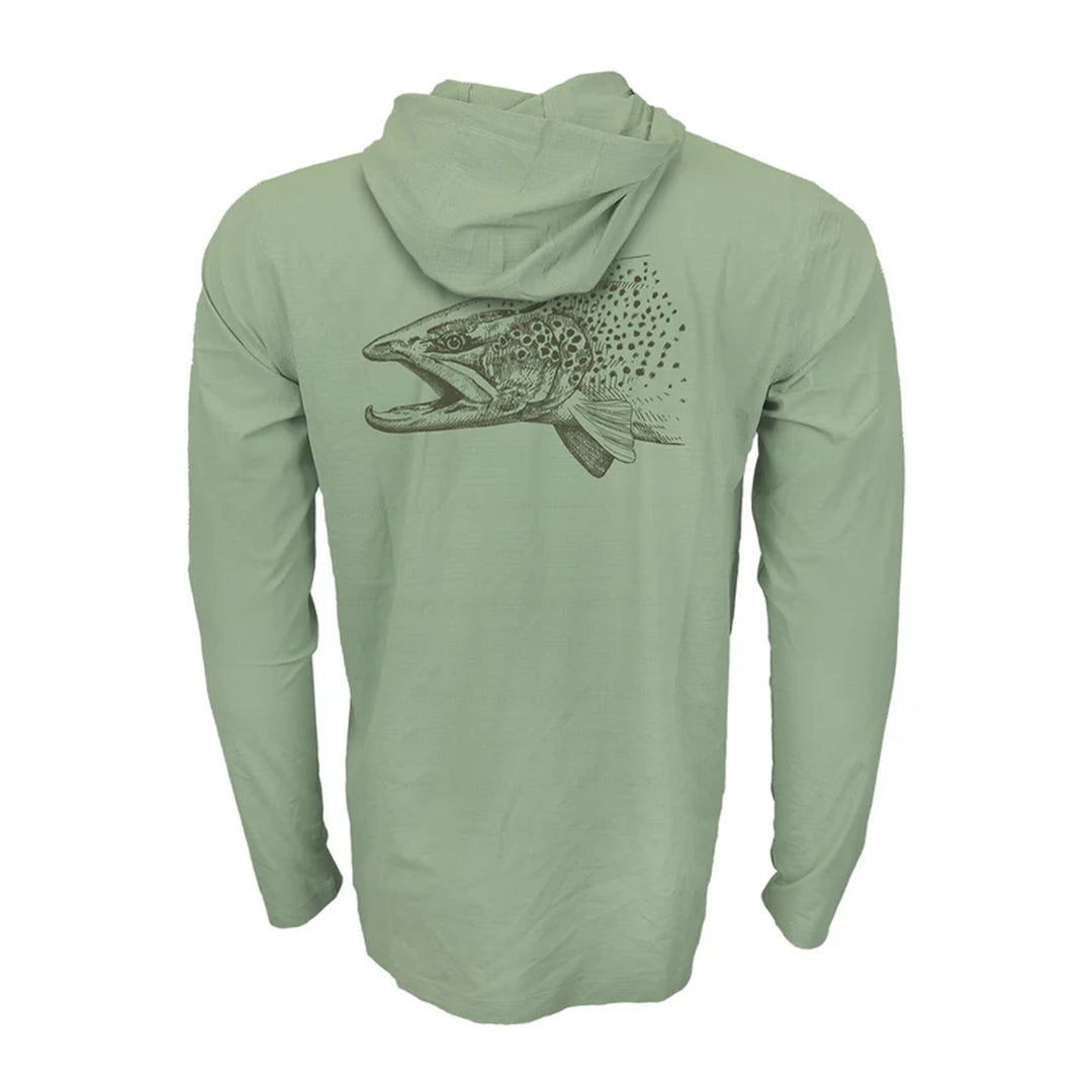 Rep Your Water MRFC Logo Flolite Hooded Sun Shirt Predator Lichen