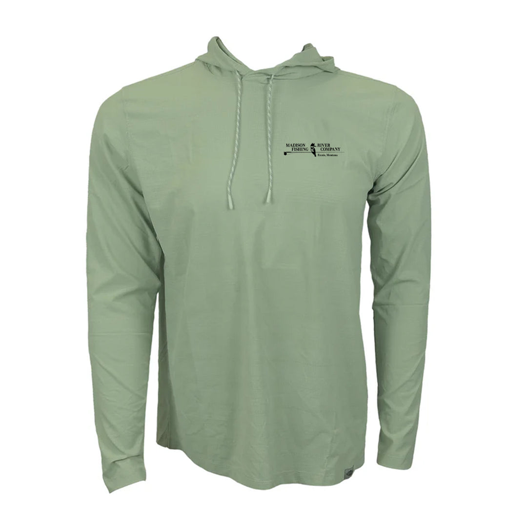 Rep Your Water MRFC Logo Flolite Hooded Sun Shirt Predator Lichen