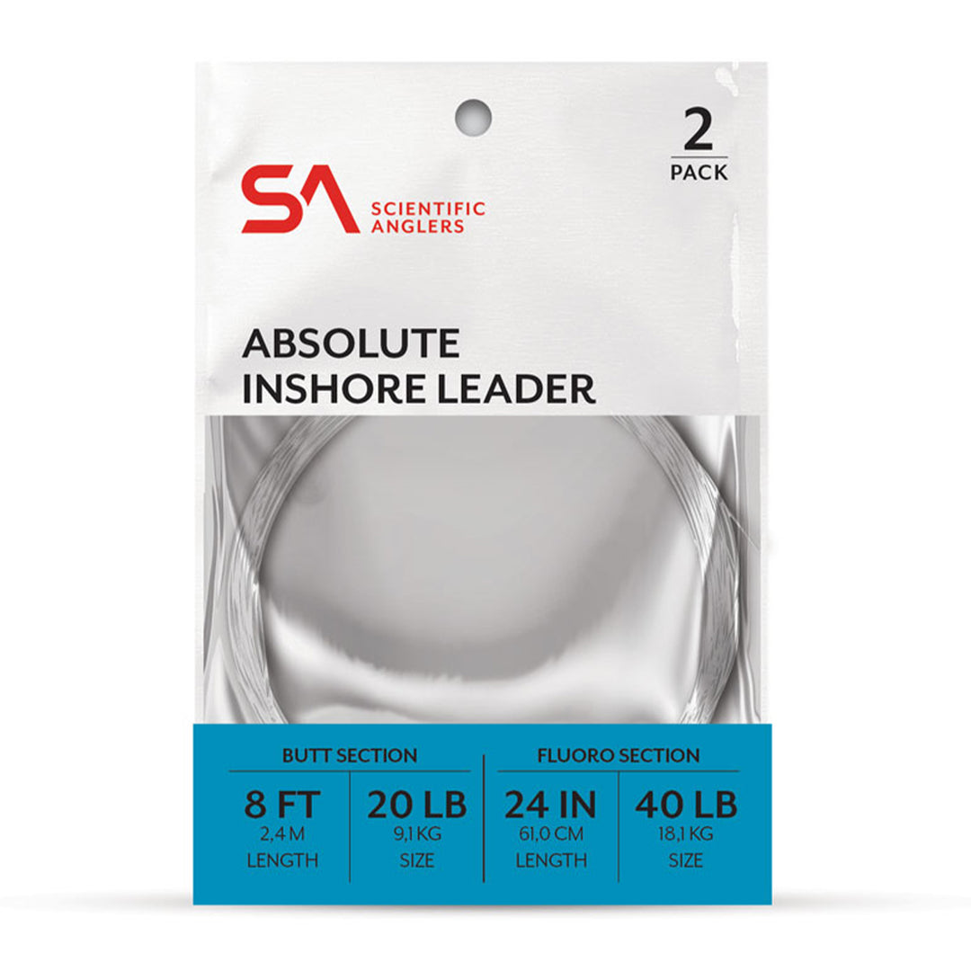 Scientific Anglers Absolute Inshore Leader 8' 2-Pack