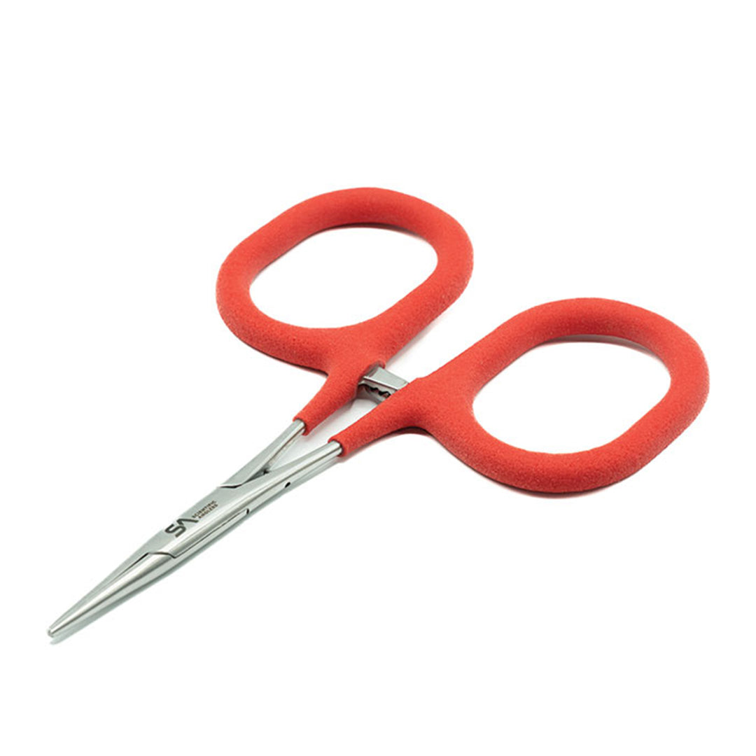 Scientific Anglers Tailout XL Spring Creek Clamp 6" Stainless/Red