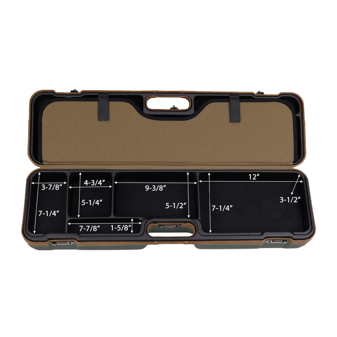 Sea Run Norfork Classic Expedition Fly Fishing Rod & Reel Travel Case 9'6" Rod Green/Nespola