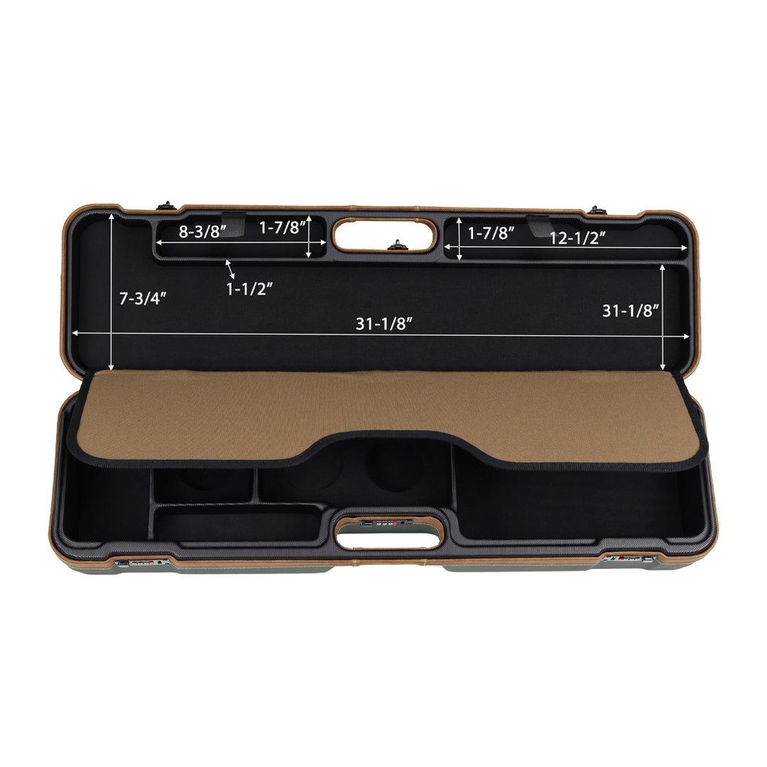 Sea Run Norfork Classic Expedition Fly Fishing Rod & Reel Travel Case 9'6" Rod Green/Nespola