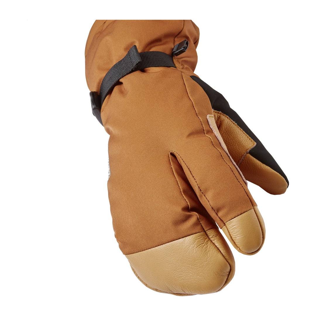 Sealskinz Congham Waterproof Thermal Ski Split Finger Glove Orange