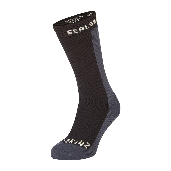 Sealskinz Starston Waterproof Cold Weather Mid Length Sock Black