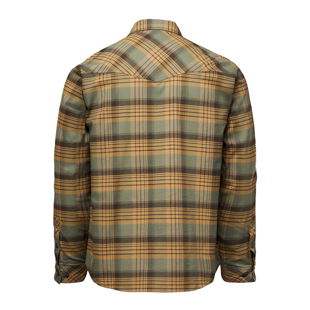 Simms Brackett Flannel Duke Plaid Hickory