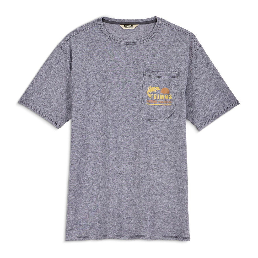 Simms Harbor Lightweight Pocket T-Shirt Tahitian Pearl Heather