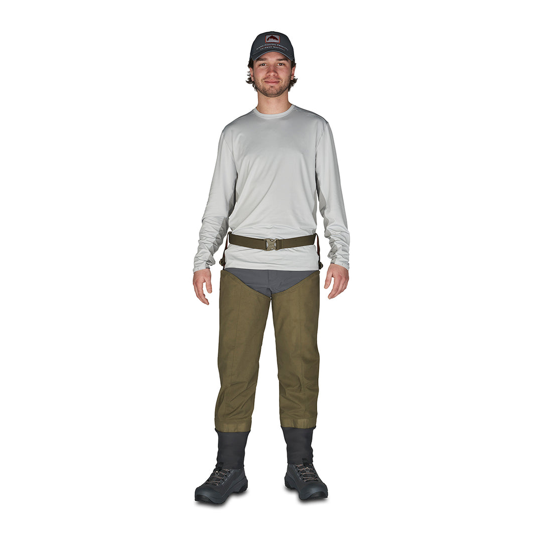 Simms Second Wind Stockingfoot Hip Wader Dark Stone