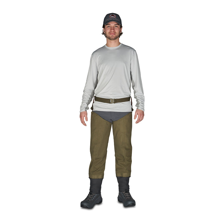 Simms Second Wind Stockingfoot Hip Wader Dark Stone