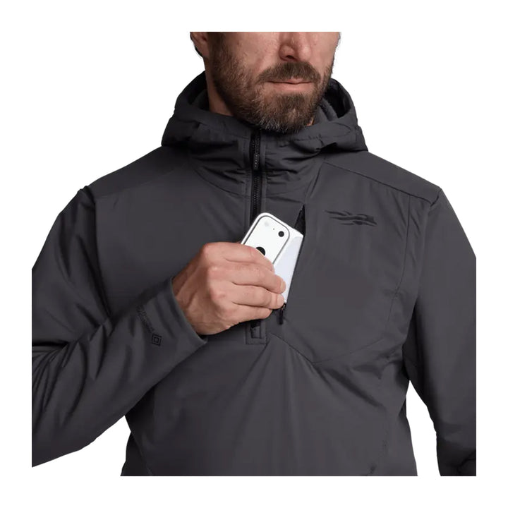 Sitka Alpha Windstopper Hoodie Iron Grey