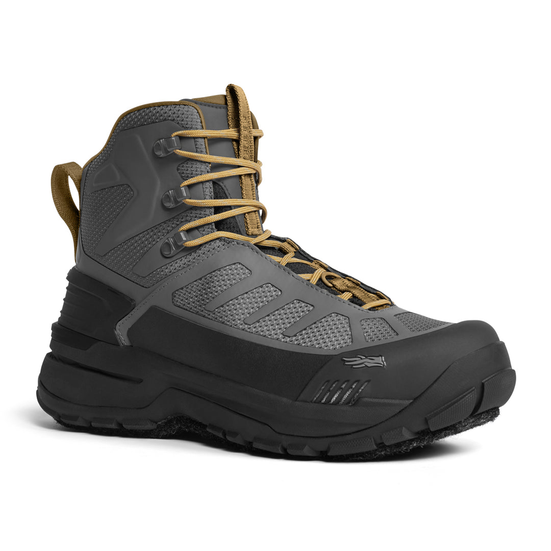 Sitka CrossCurrent Wading Boot Felt Metal Grey