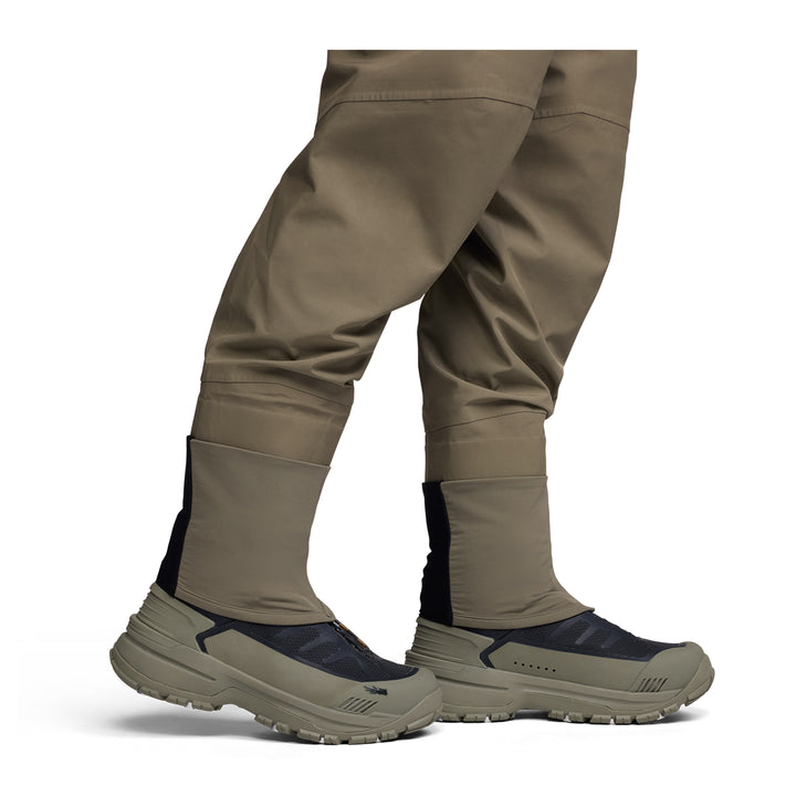 Sitka CrossCurrent Zip GTX Stockingfoot Wader Bark Brown