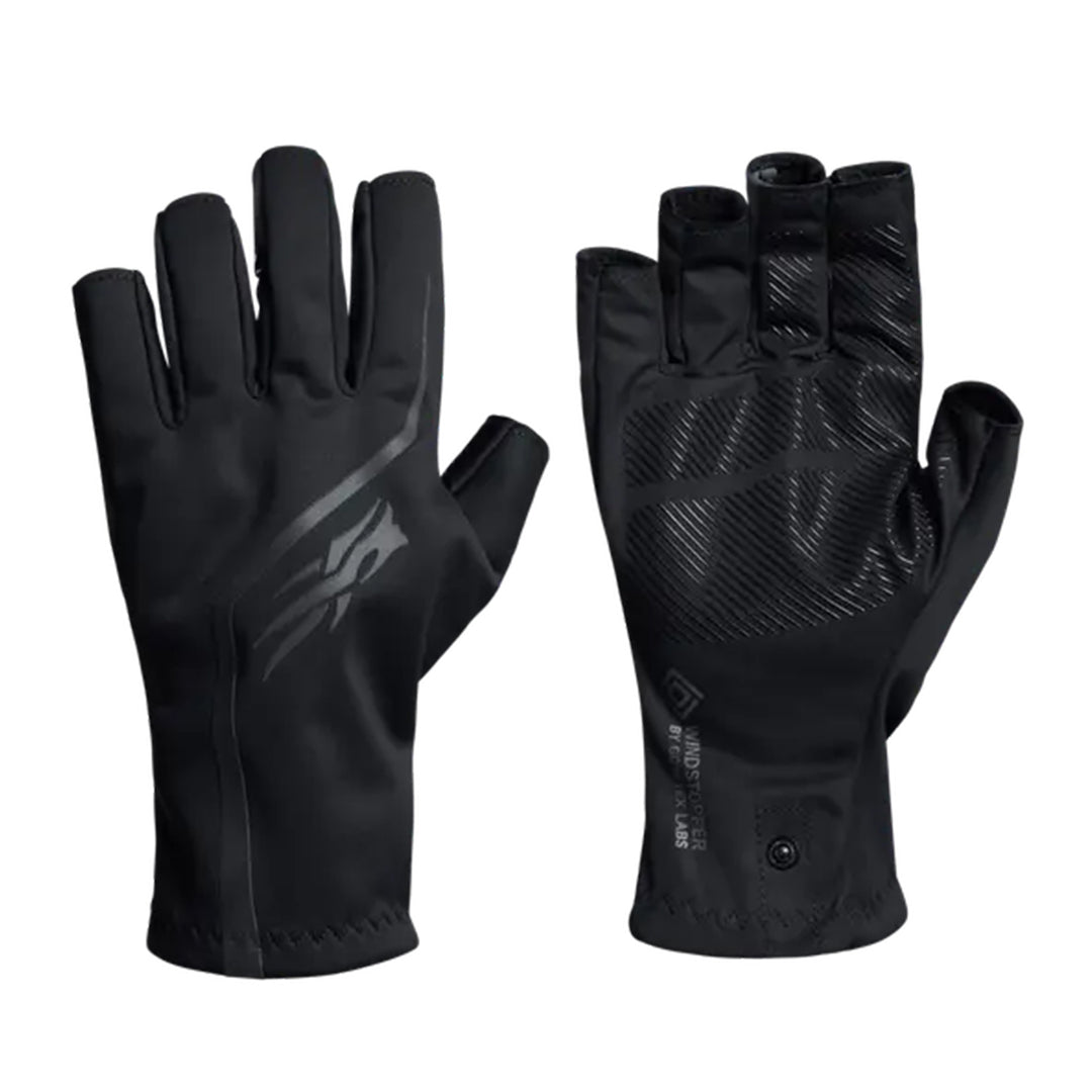 Sitka Jetstream Windstopper Half-Finger Glove Sitka Black