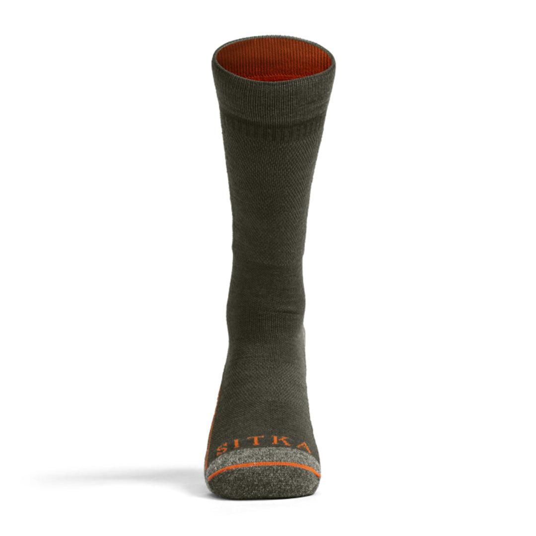 Sitka Mid Weight Crew Sock Deep Lichen