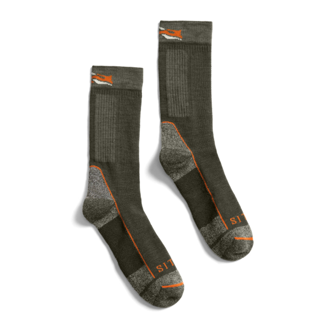 Sitka Mid Weight Crew Sock Deep Lichen