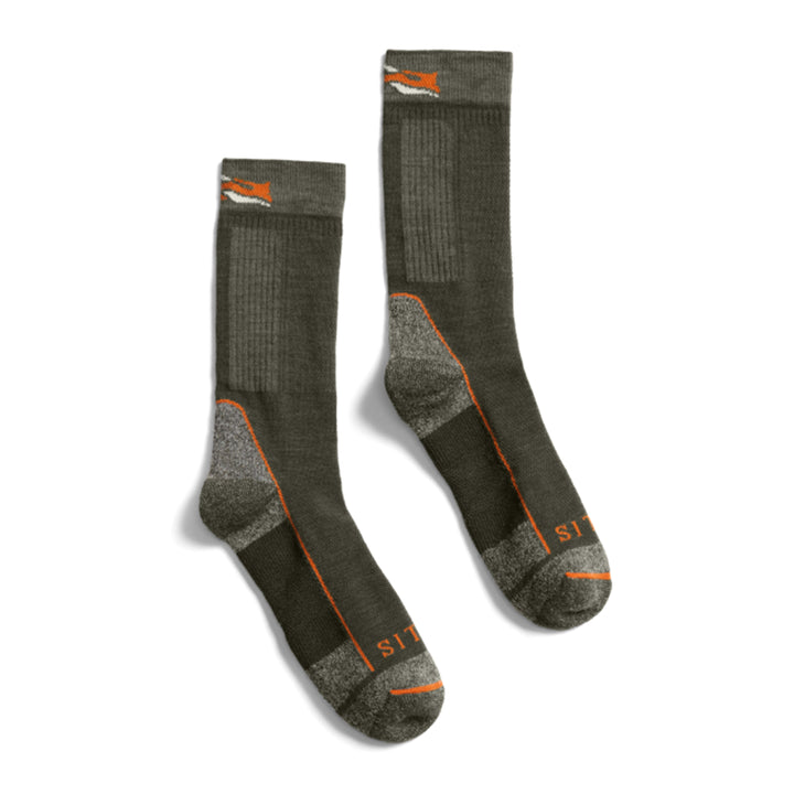 Sitka Mid Weight Crew Sock Deep Lichen