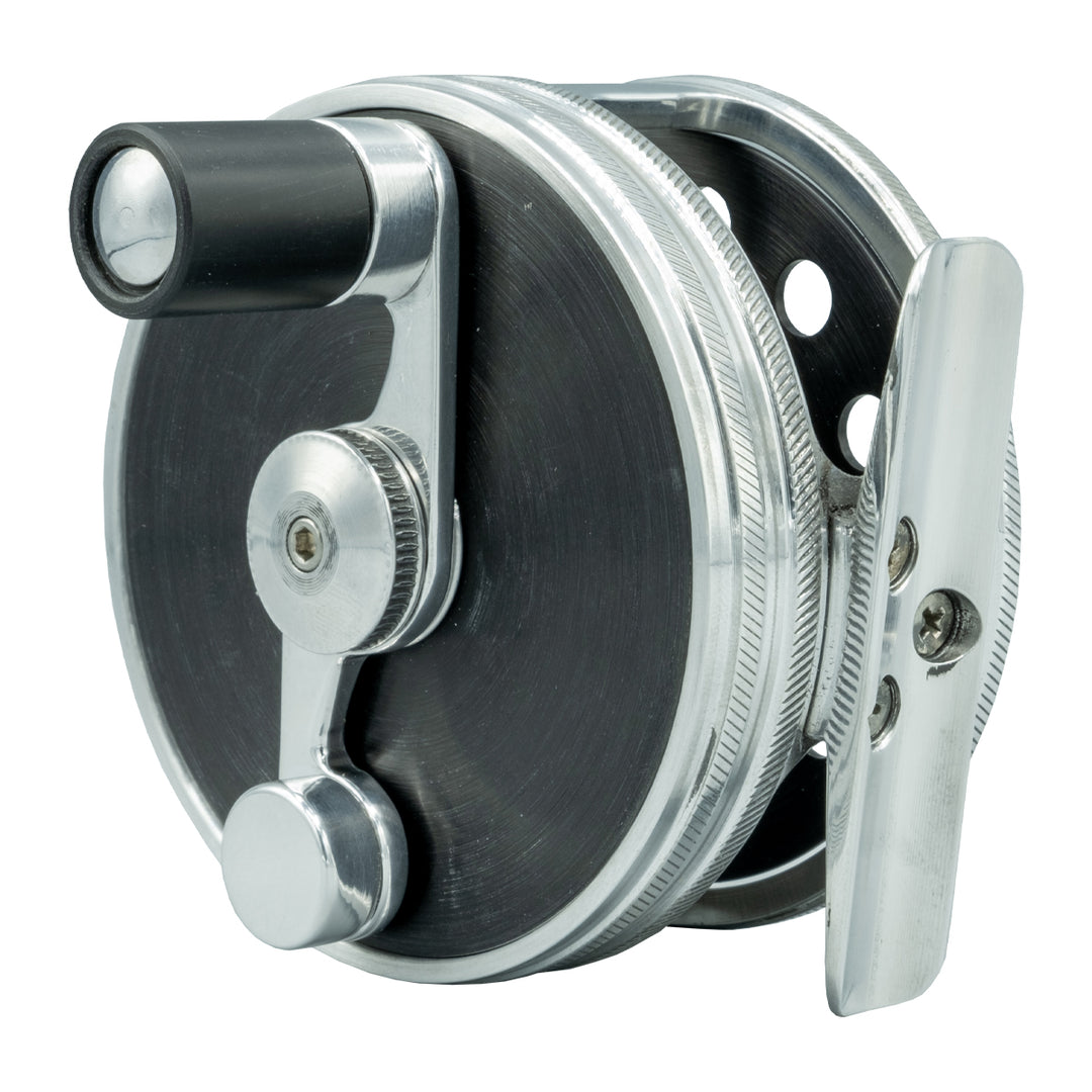 SpeyCo Classic Reel Black/Silver Snake Roll Handle 3" Single Hand