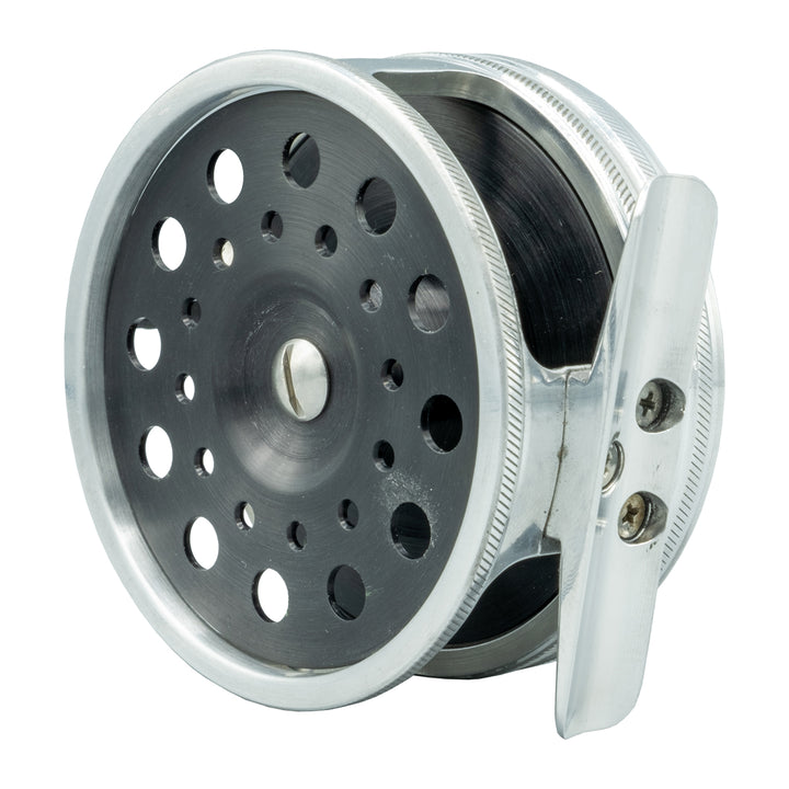 SpeyCo Classic Reel Black/Silver Snake Roll Handle 3" Single Hand