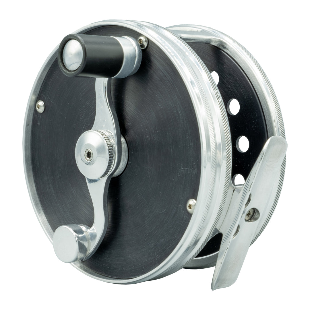 SpeyCo Classic Reel Black/Silver Snake Roll Handle 4" Scandi