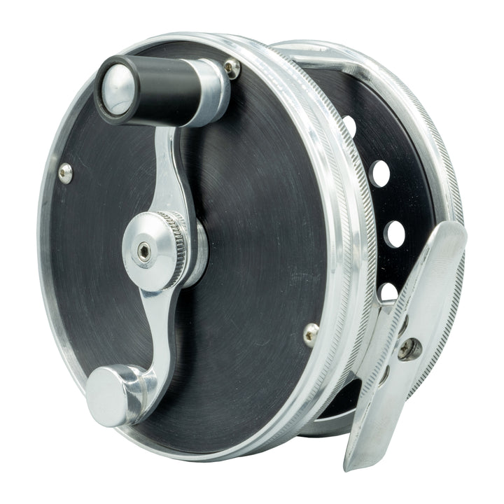 SpeyCo Classic Reel Black/Silver Snake Roll Handle 4" Scandi