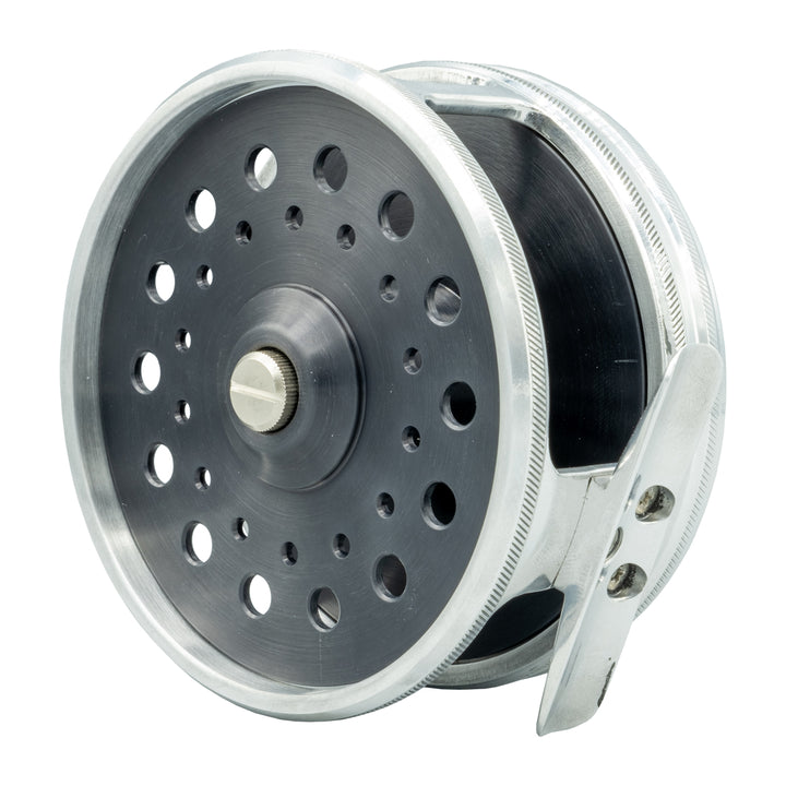 SpeyCo Classic Reel Black/Silver Snake Roll Handle 4" Scandi