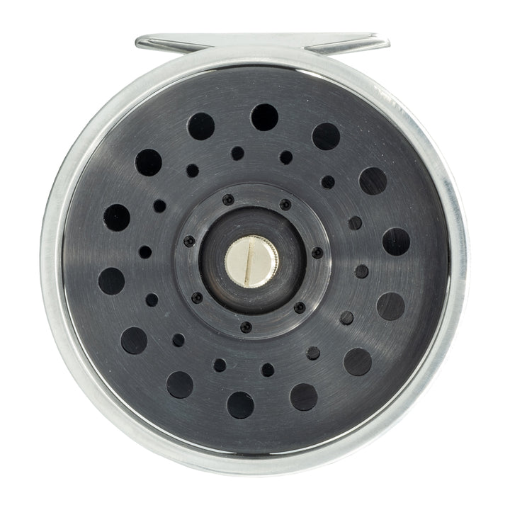 SpeyCo Classic Reel Black/Silver Snake Roll  Handle 4" Skagit