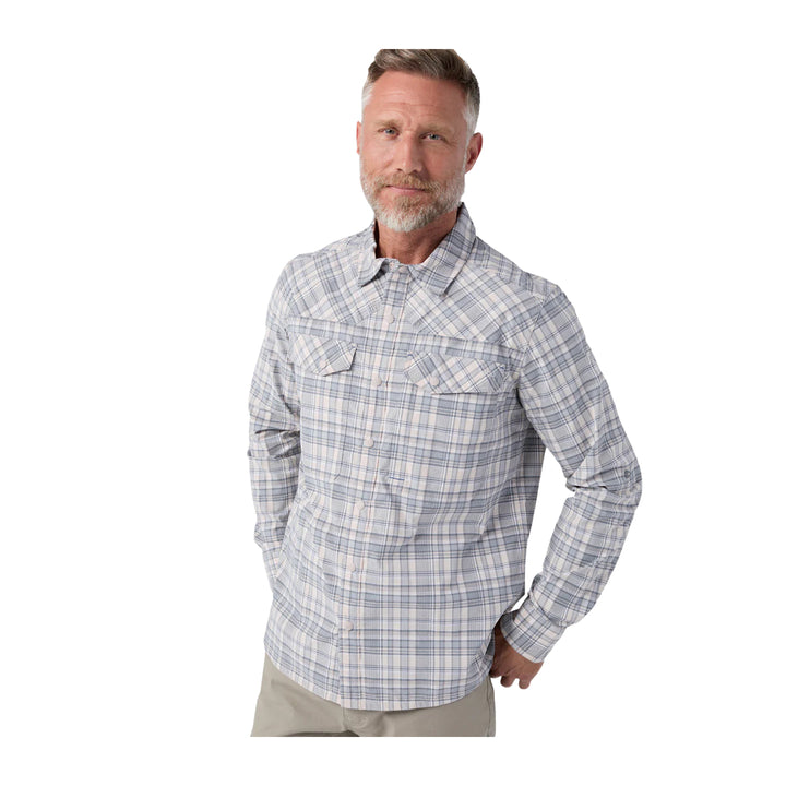 Stio Eddy Drift Shirt LS Pebble Plaid