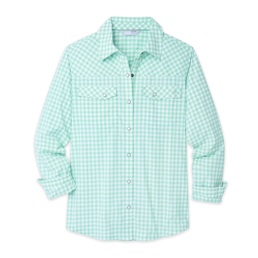 Stio Womens Eddy Shirt LS Picnic Gingham