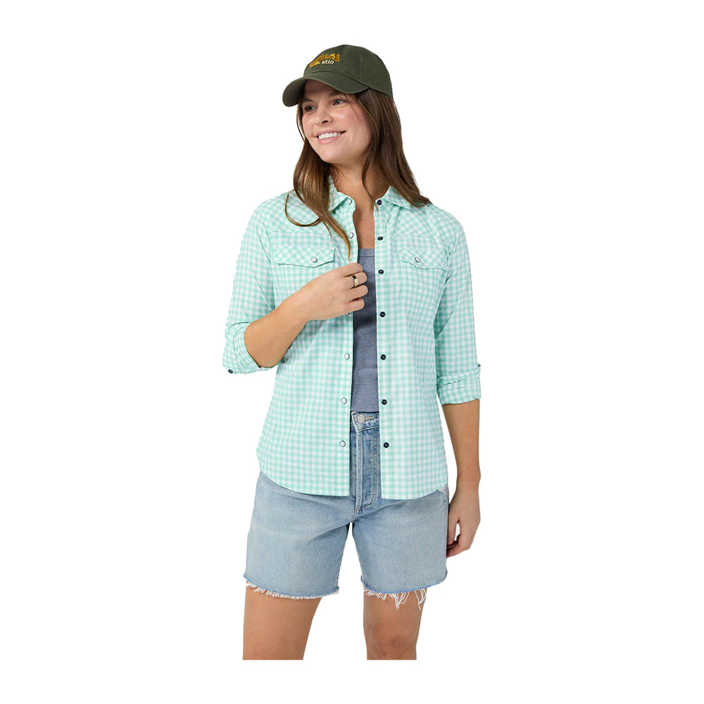 Stio Womens Eddy Shirt LS Picnic Gingham