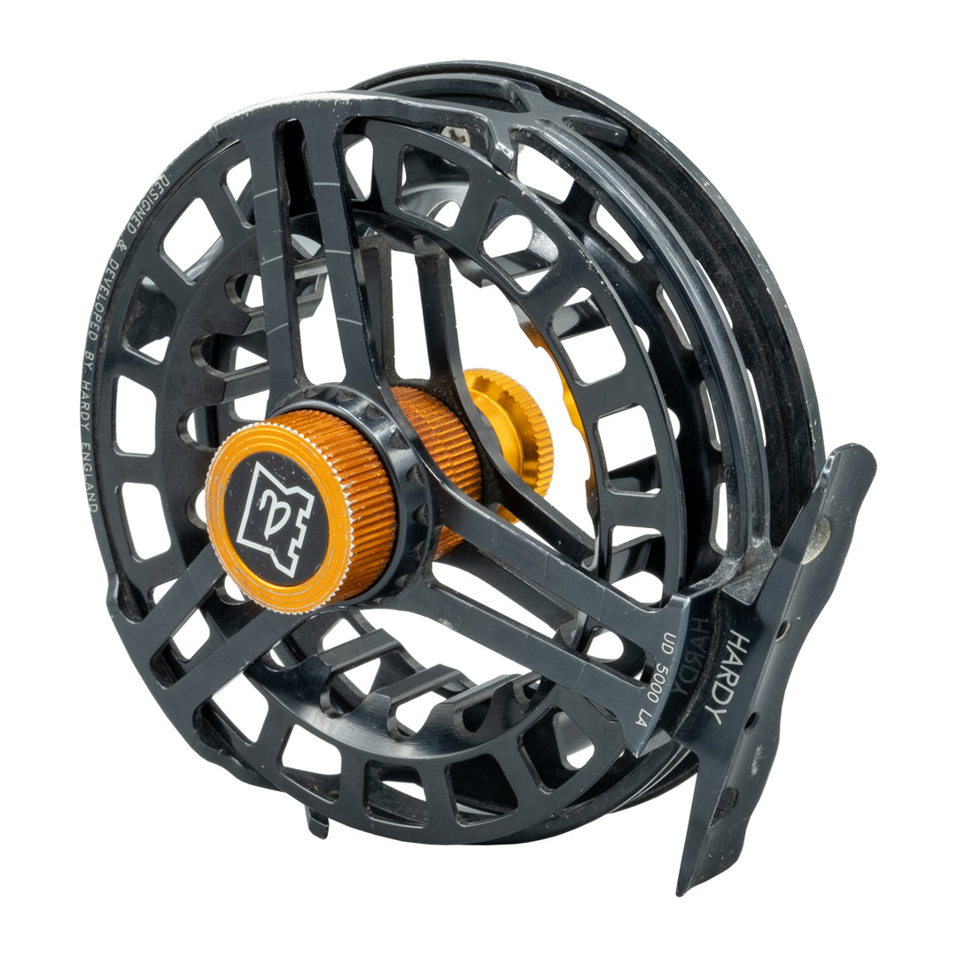 USED Hardy UDLA 5000 Black Fly Reel