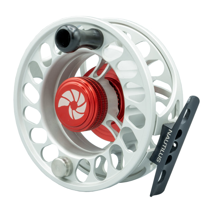 USED Nautilus CCFX-2 6/8 Brushed Titanium Reel w/ 2 Spools