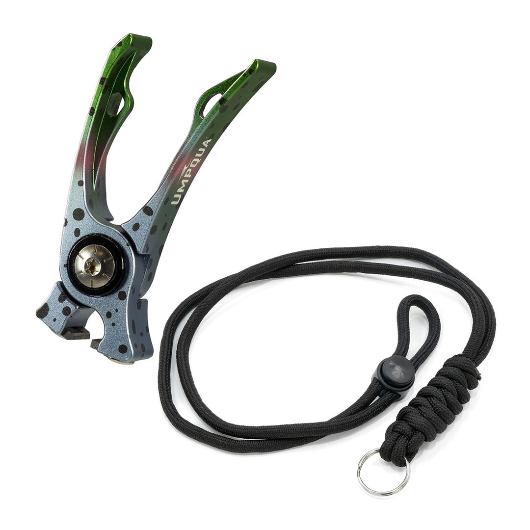 Umpqua RiverRun Artist Edition Nippers & Lanyard Combo Rainbow Trout