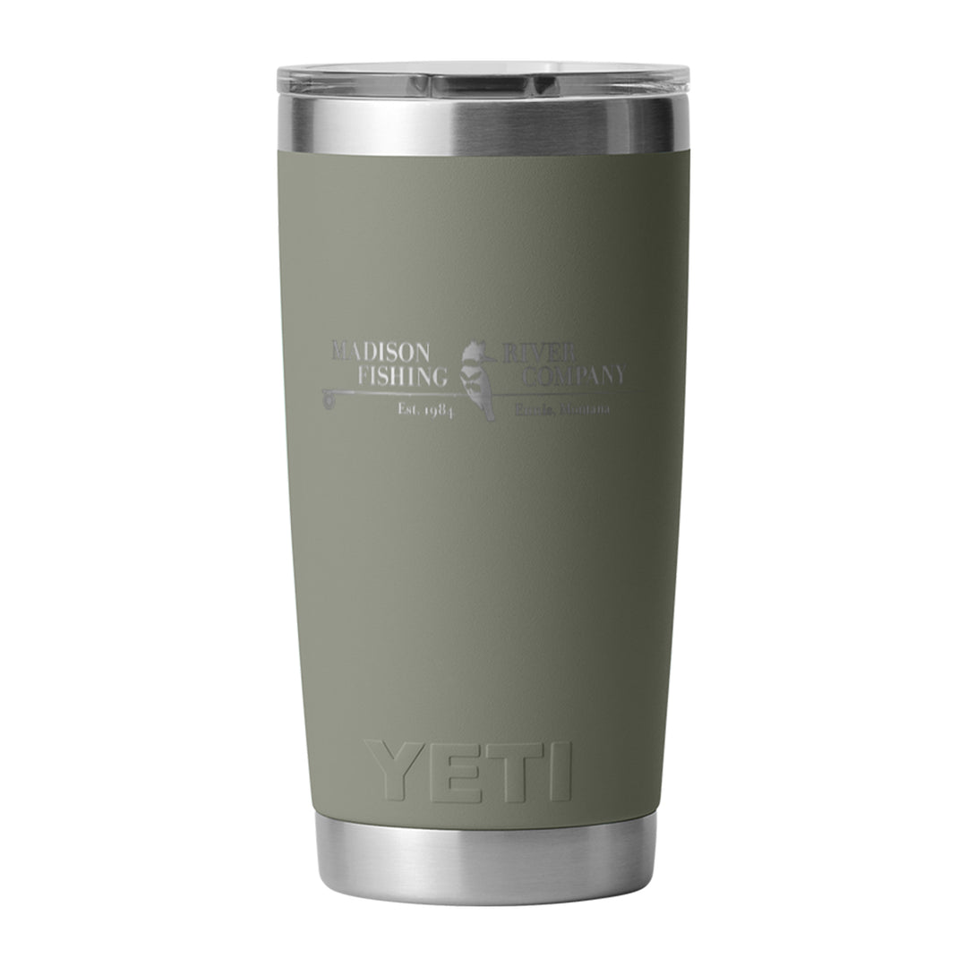 YETI MRFC Logo Rambler 20oz Tumbler MS Pampa Green