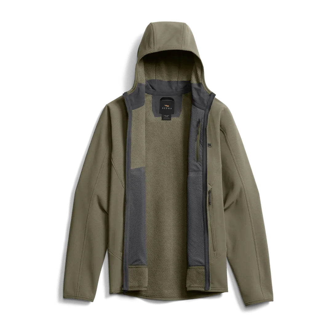 Sitka Alpha Fleece Hooded Jacket Dark Green Sage