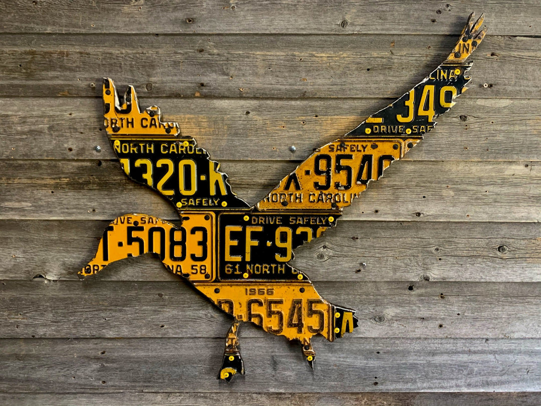 North Carolina Duck License Plate Art