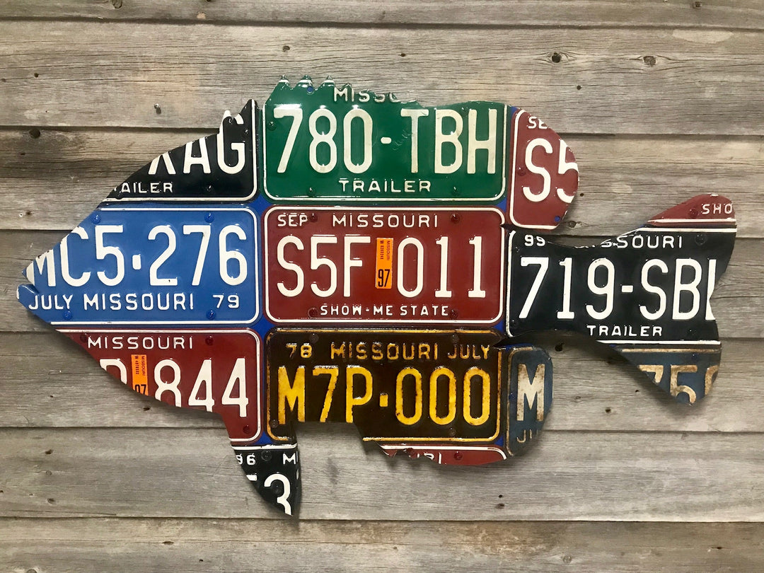 Missouri Sunfish License Plate Art