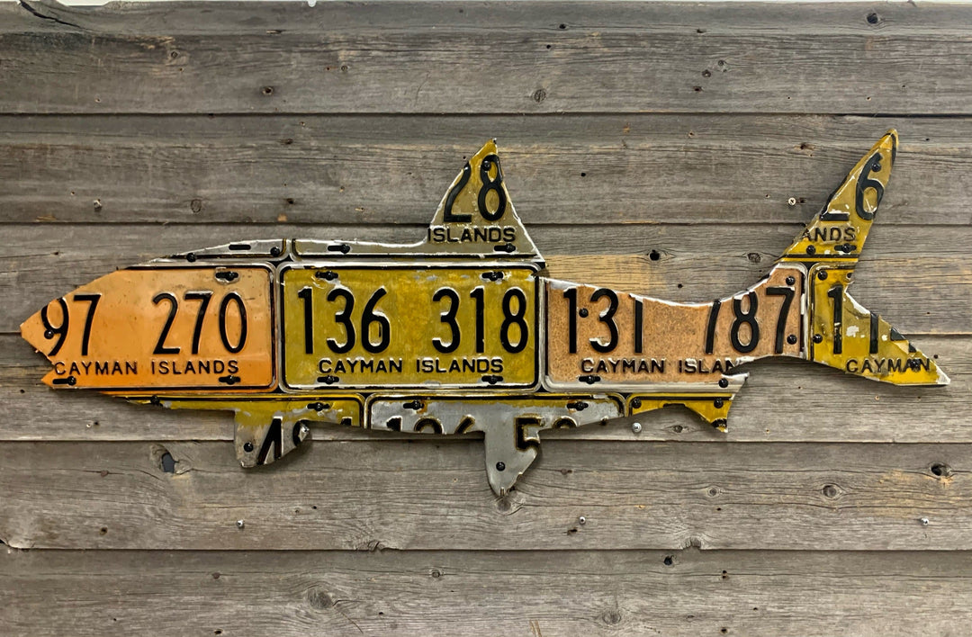Cayman Islands Bonefish License Plate Art - Madison River Fishing Company